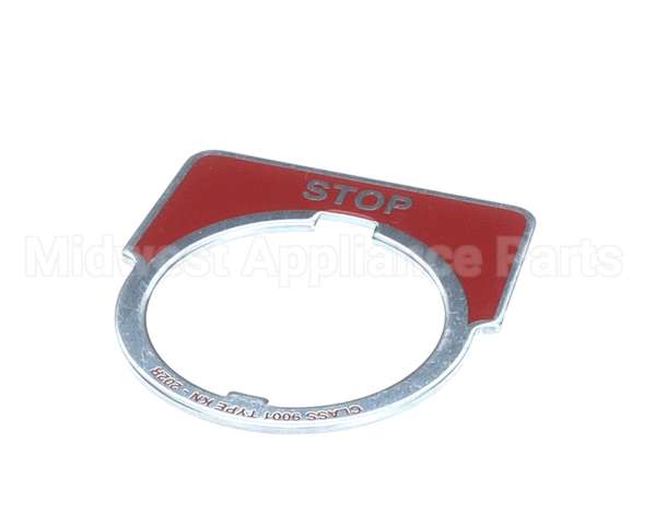 A31-306 Falcon Fabricators Stop Nameplate