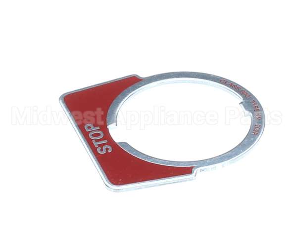 A31-306 Falcon Fabricators Stop Nameplate