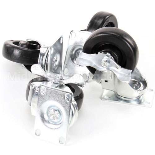 A35102 Compatible American Range 4 Swivel 2/W Brake Castr Set Of 4