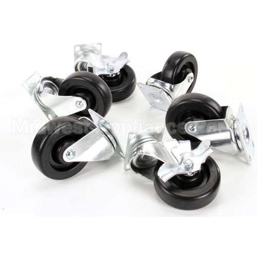 A35103 Compatible American Range 4 Swivel 3/W Brake Castr Set Of 6