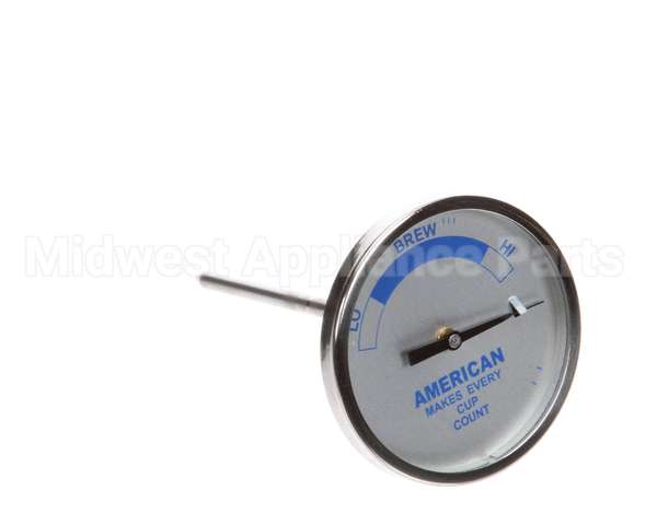 A506001 Grindmaster Cecilware Thermometer, 1/4Npt, 3 Stem Gt225