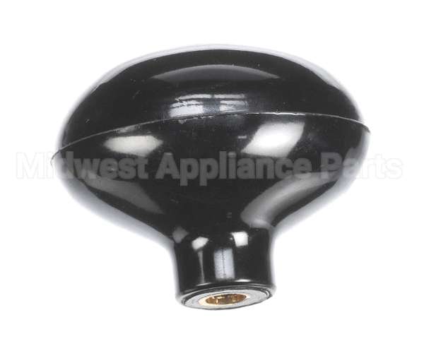 A509012 Grindmaster Cecilware Knob, Black Football With 1/4-20 Threads