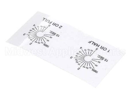 A546-111 Grindmaster Cecilware P-150A Timer Lbldecal