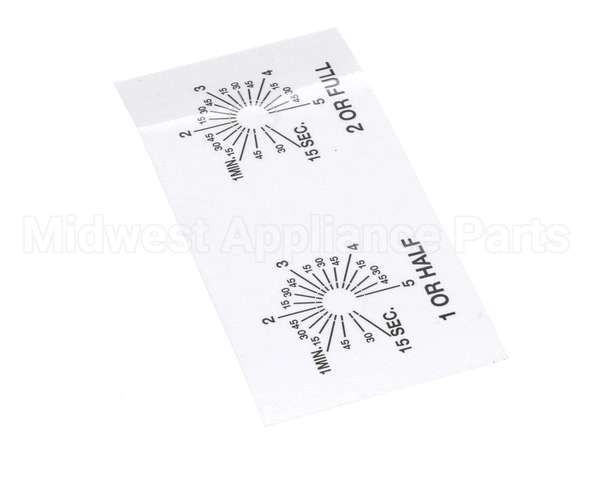 A546-111 Grindmaster Cecilware P-150A Timer Lbldecal