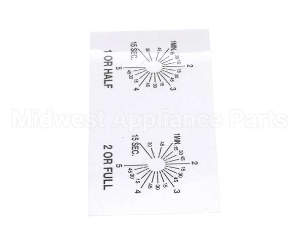 A546-111 Grindmaster Cecilware P-150A Timer Lbldecal