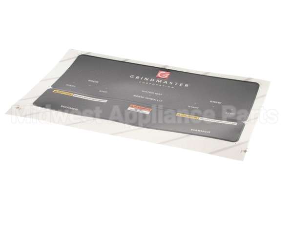A546-129 Grindmaster Cecilware P-400 Control Panel Overlay Black