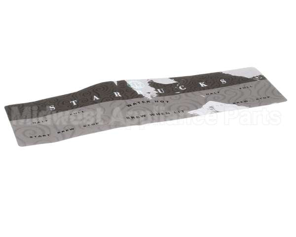 A546-158 Grindmaster Cecilware Decal, Control Panel P400 Starbuck