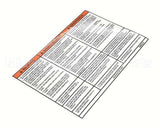 A546-214 Grindmaster Cecilware Label, Warning, Startup Instr