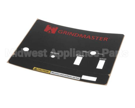 A546-216 Grindmaster Cecilware Ctrl Panel Lbl P-200E