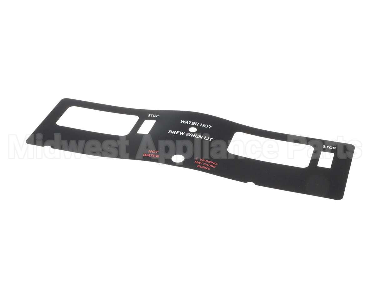 A546-251 Grindmaster Cecilware Decal, Top Panel P400Gnb