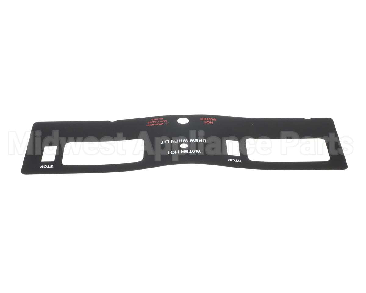 A546-251 Grindmaster Cecilware Decal, Top Panel P400Gnb