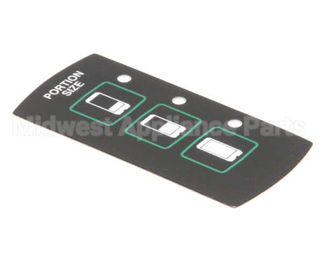A546-383 Grindmaster Cecilware Decal, Touchpad Icb Select