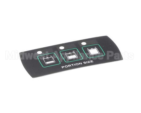 A546-384 Grindmaster Cecilware Decal, Touchpad Columb Select