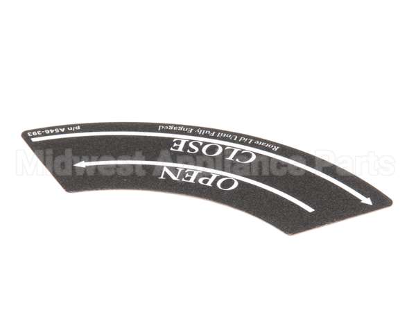 A546-393 Grindmaster Cecilware Decal,Shuttle Lid