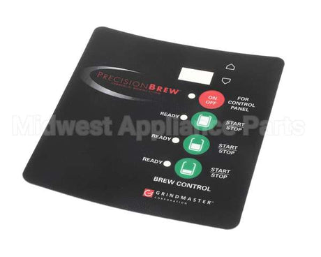 A546-430 Grindmaster Cecilware Decal,Top Panel Pb,Pbvsa-330
