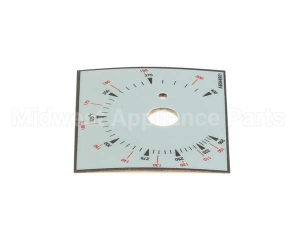 A6044901 Pitco Label,Ovrelay Thermostat Bhd Dr 7,14,18