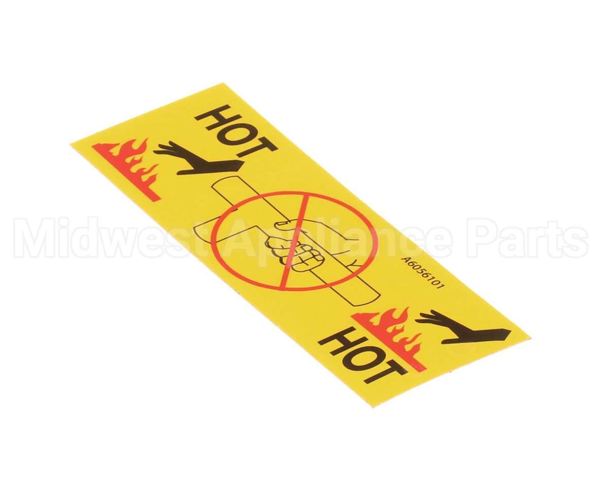 A6056101 Pitco Lbl,Caution Hot Drain