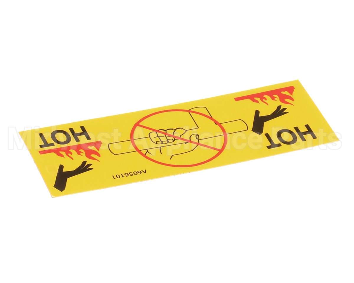 A6056101 Pitco Lbl,Caution Hot Drain