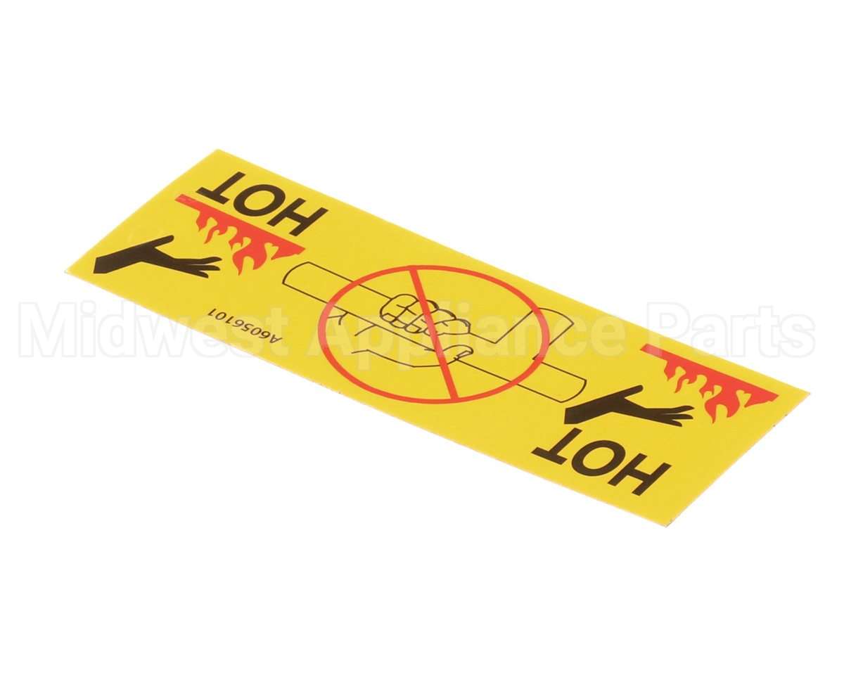 A6056101 Pitco Lbl,Caution Hot Drain