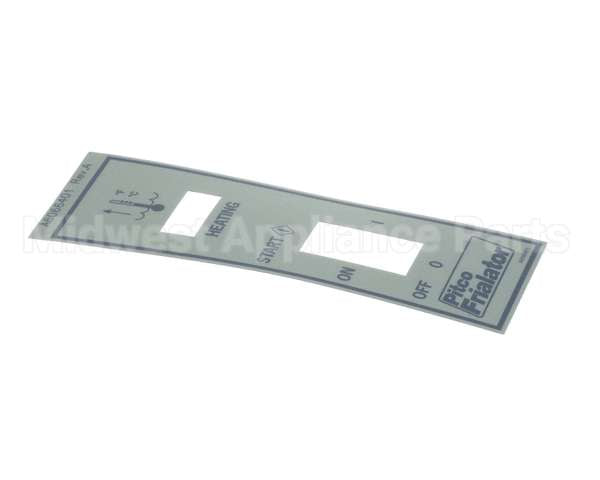 A6066401 Pitco Label,Ovly Fr Panel 7-2,7-3,7-4 Wk