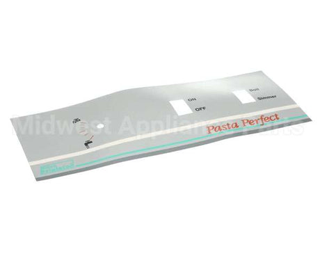A6067201 Pitco Label,Ovrly Bezel Pg14D Man W/Fi