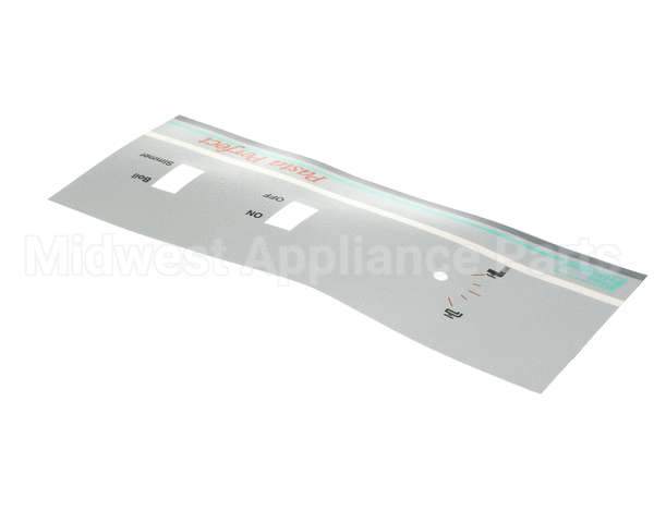 A6067201 Pitco Label,Ovrly Bezel Pg14D Man W/Fi