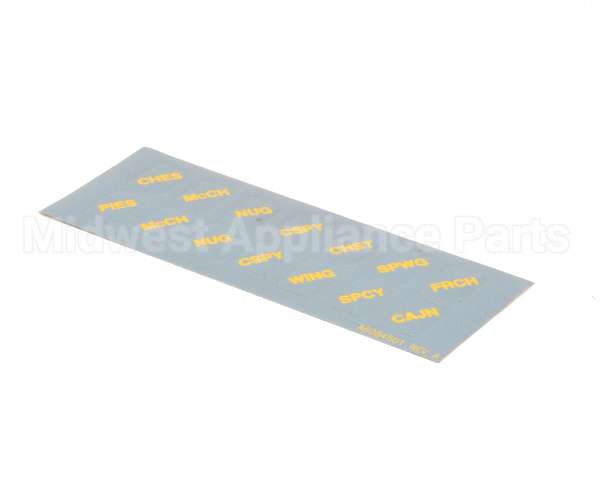 A6084501 Pitco Label,Decal Ovrly Cmptr Me,Mg14