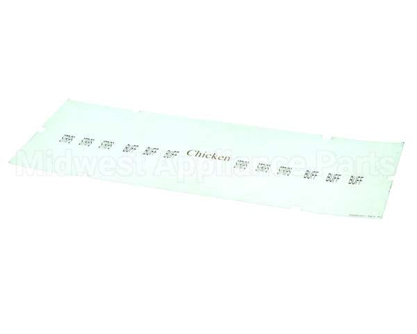 A6085501 Pitco Label,Ovrelay Hooters Chkn