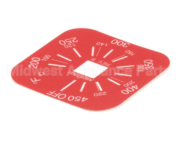 A6087301 Pitco Label,Thermostat 200-450F