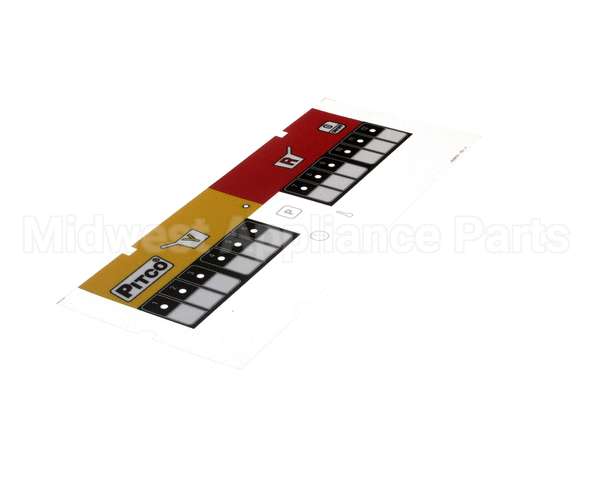 A6096501 Pitco Label,Ovrelay 2 Zn Blank