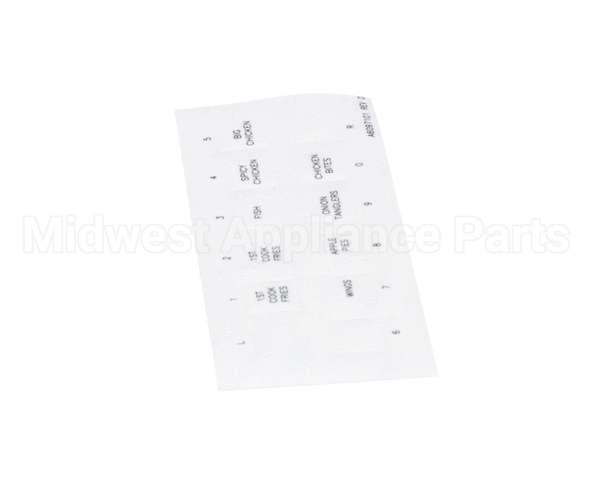 A6097101 Pitco Label,Ssh60W Left Hand Cook