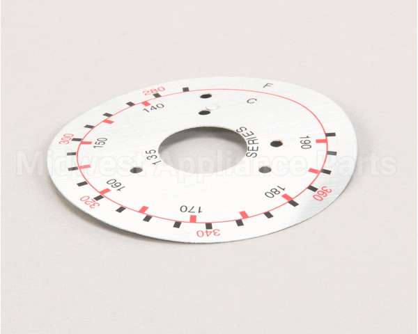 8021470 Frymaster Label, Dial Plate 135 Series