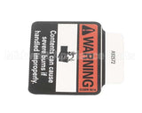 A92572 Grindmaster Cecilware Decal Warning Splash