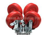 A35117 American Range Casters,Set(4)5 2 With Brake