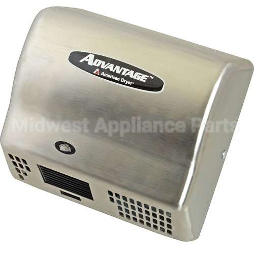 AD90SS Compatible American Hand Dryer Dryer, Handnotouch, Advan Tage Stainless Steel