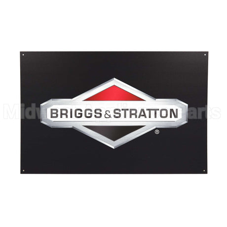 AM9873A Briggs & Stratton Blk Alum Logo Sgn 3X2
