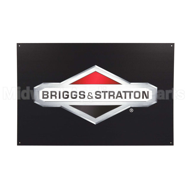 AM9873A Briggs & Stratton Blk Alum Logo Sgn 3X2
