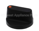 AS-340262 Apw Wyott Knob,Timer Black W/Orange Dot