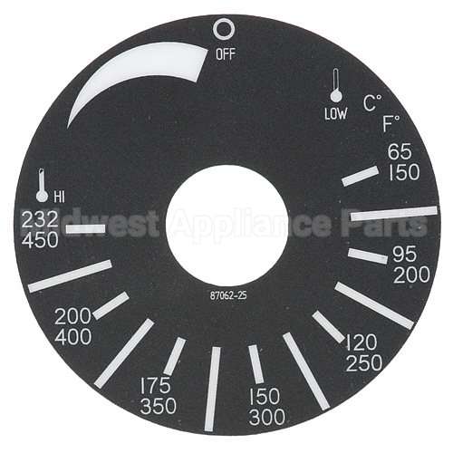 AS-8706225 Compatible Apw Decal Dial Plate