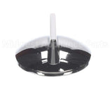 AS-8706405 Bakers Pride Knob; Metal Bp Cookline .272 D Shaft