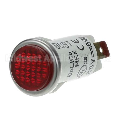 AT0E-1800-2 Compatible Accutemp Light, Indicator, Red, 28V, .6W