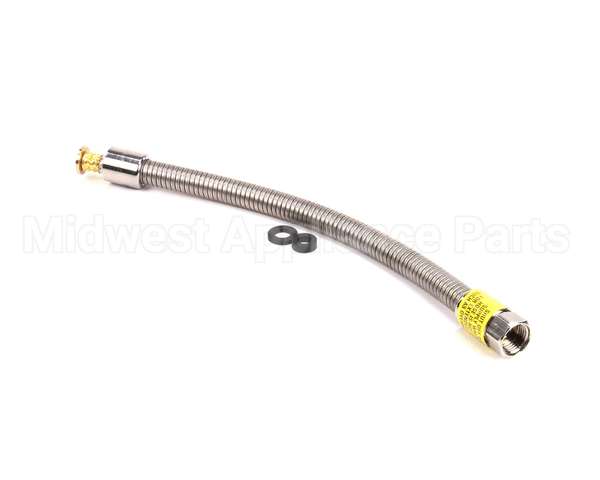B-0020-H2A T&S Brass Hose, 20 Flexible Stainless Steel, Less