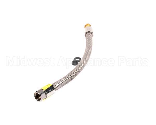 B-0020-H2A T&S Brass Hose, 20 Flexible Stainless Steel, Less