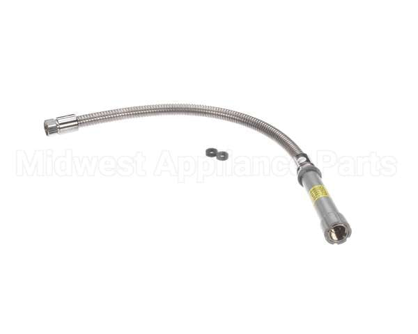 B-0024-H T&S Brass Hose, 24 Flexible Stainless Steel