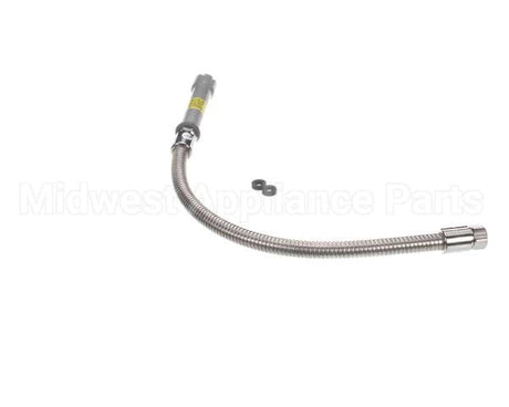 B-0024-H T&S Brass Hose, 24 Flexible Stainless Steel