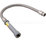 B-0024-H Compatible TS Brass Hose, 24" Flexible Ss