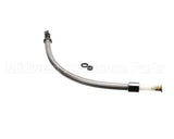 B-0024-H2A T&S Brass Flexible Stainless Steel Hose, Less Hand