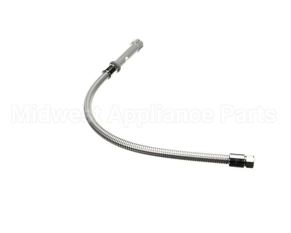 B-0028-H T&S Brass Hose, 28 Flexible Stainless Steel