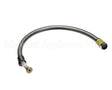 B-0028-H2A T&S Brass Hose, 28 Flexible Stainless Steel, Less