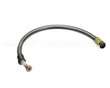 B-0028-H2A T&S Brass Hose, 28 Flexible Stainless Steel, Less